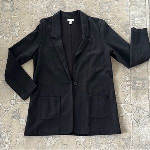 Garnet hill Shacket. One button. Charcoal colored. Dry clean.